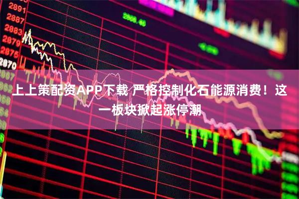 上上策配资APP下载 严格控制化石能源消费！这一板块掀起涨停潮